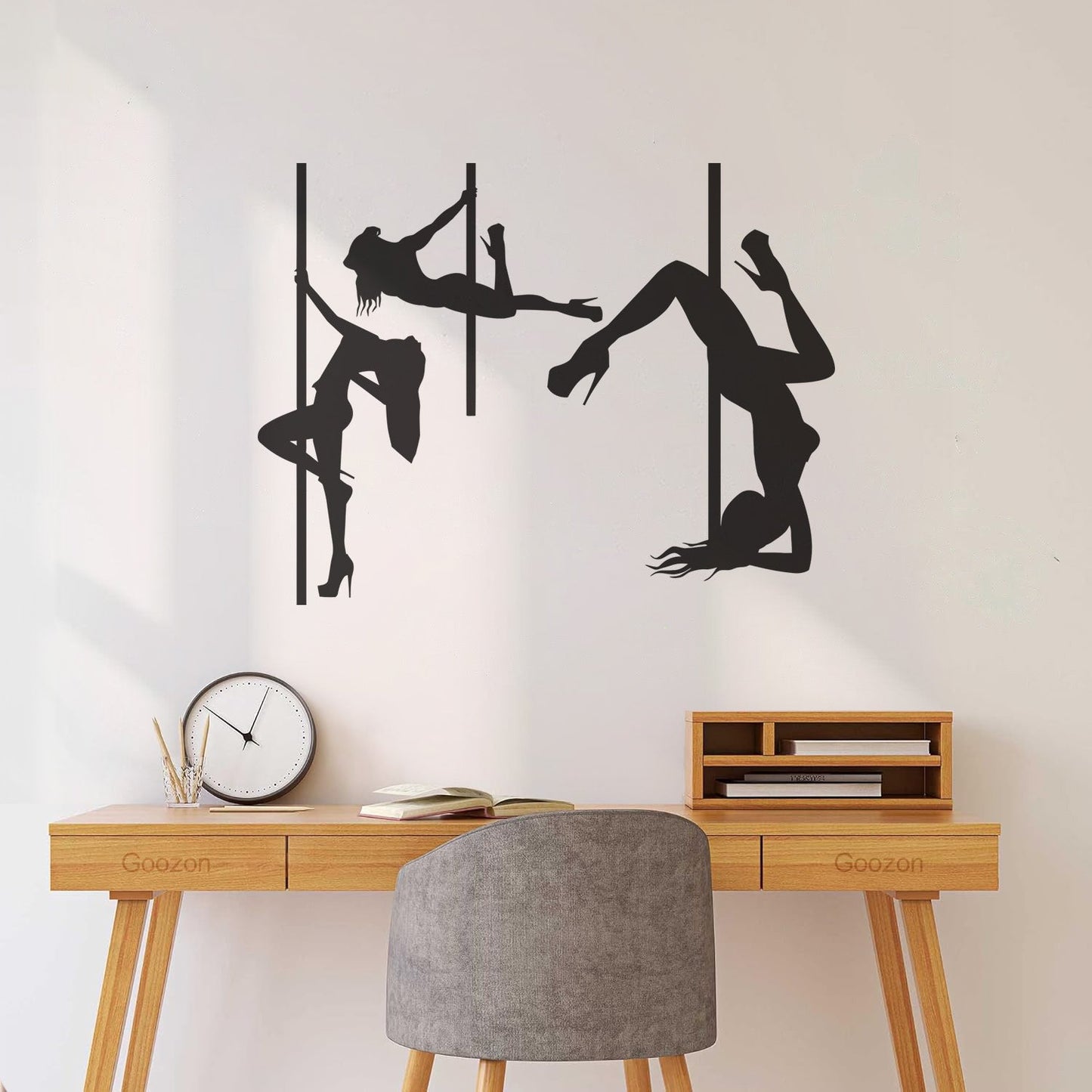 Lettering Decals Striptease Appeal Girls Pole Dance Dancers Art Mural Painting