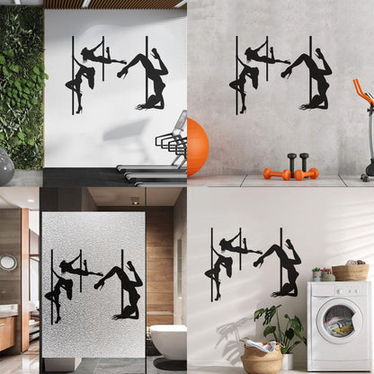 Lettering Decals Striptease Appeal Girls Pole Dance Dancers Art Mural Painting