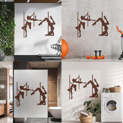 Lettering Decals Striptease Appeal Girls Pole Dance Dancers Art Mural Painting