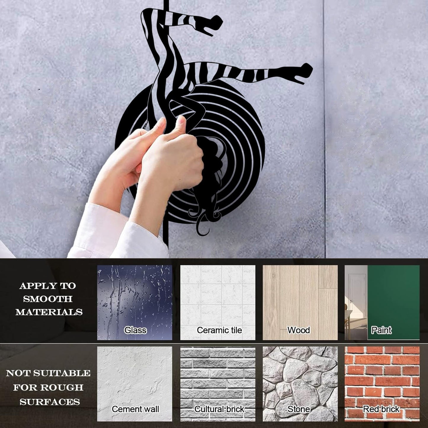 Wall Decals Pvc Striptease Appeal Stripper Hot Girl Multiple Size Options