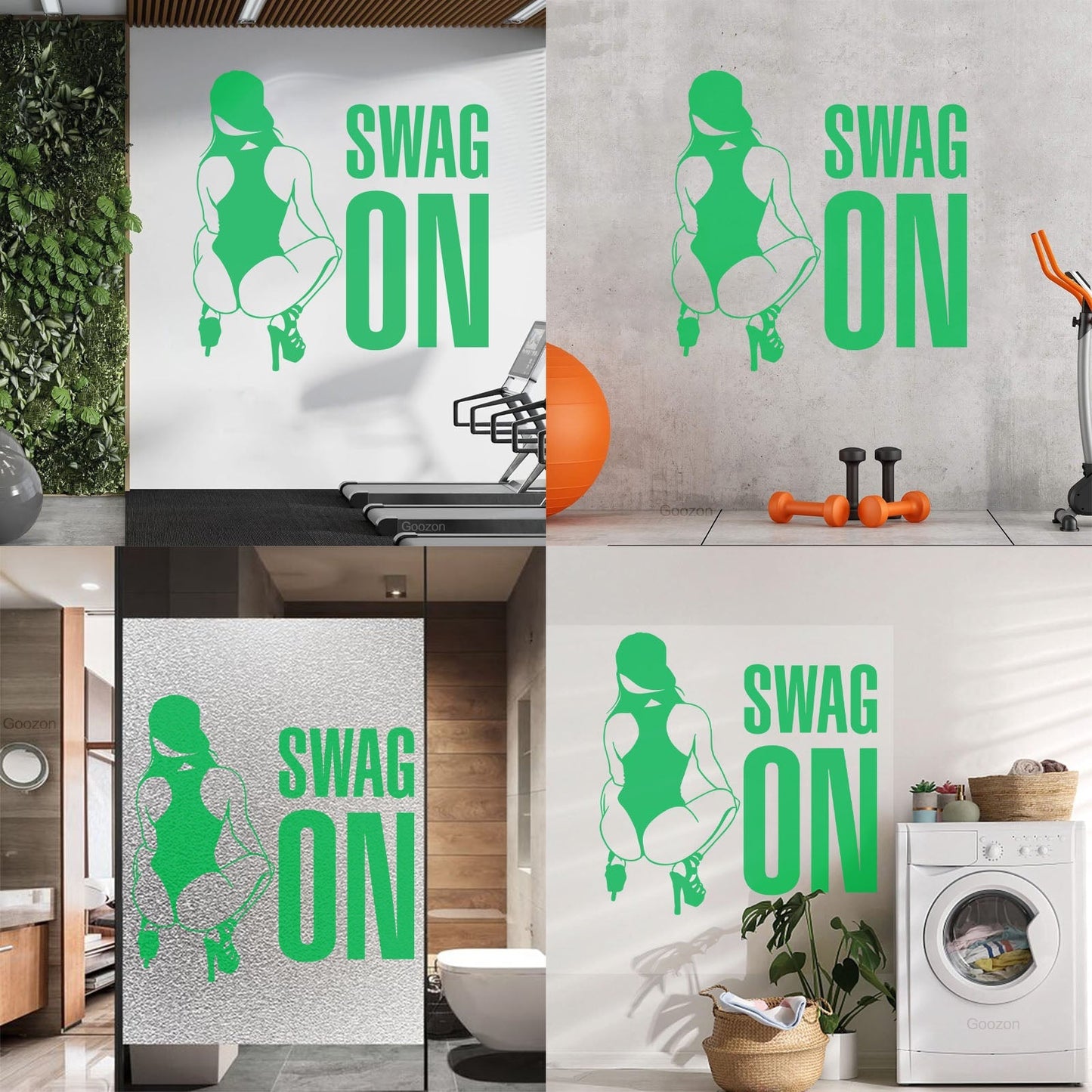 Vinyl Wall Stickers Swag On Hot Appeal Woman Personalized Customization