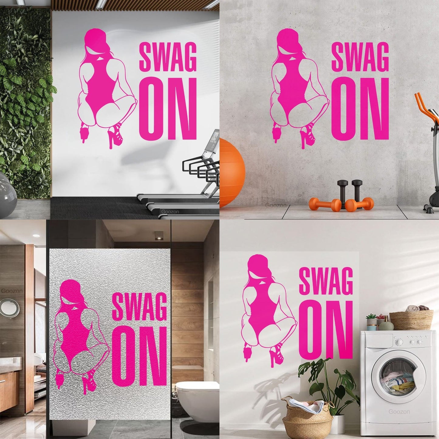 Vinyl Wall Stickers Swag On Hot Appeal Woman Personalized Customization