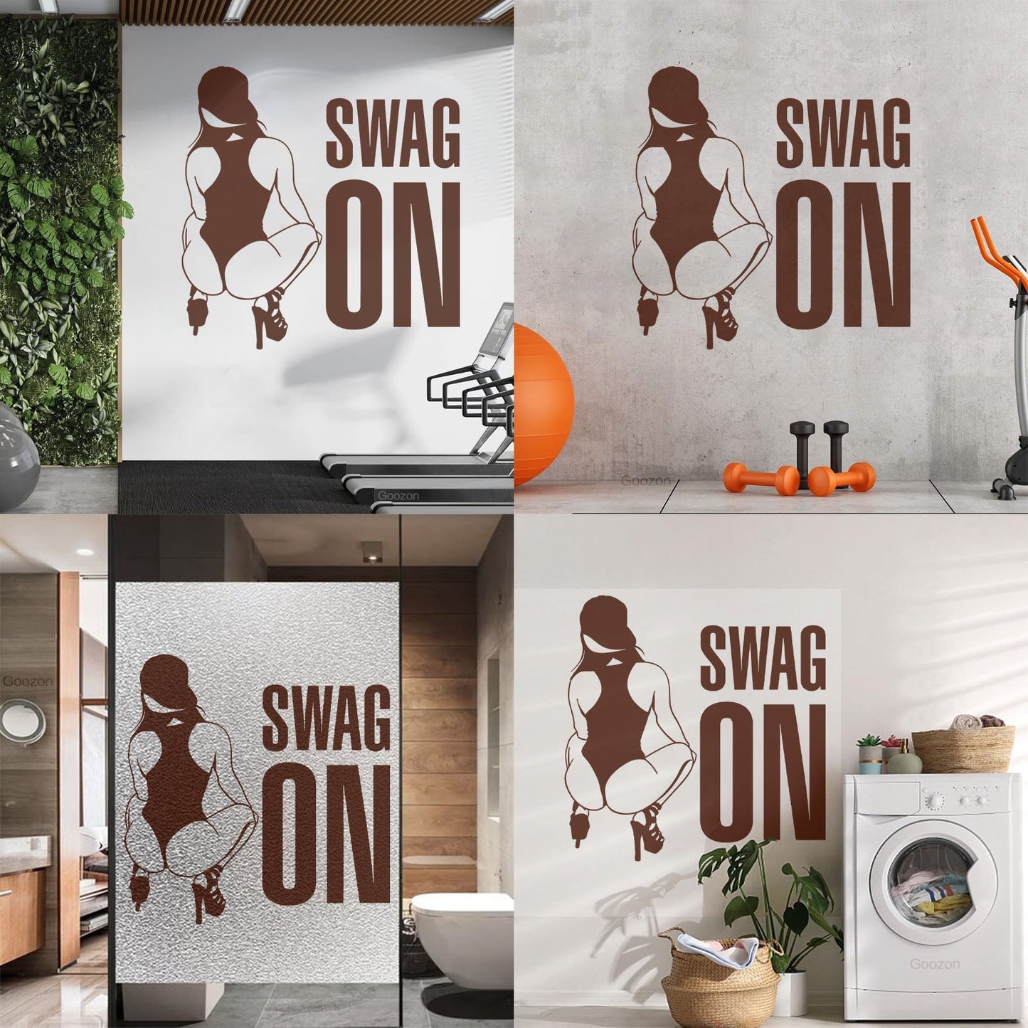 Vinyl Wall Stickers Swag On Hot Appeal Woman Personalized Customization