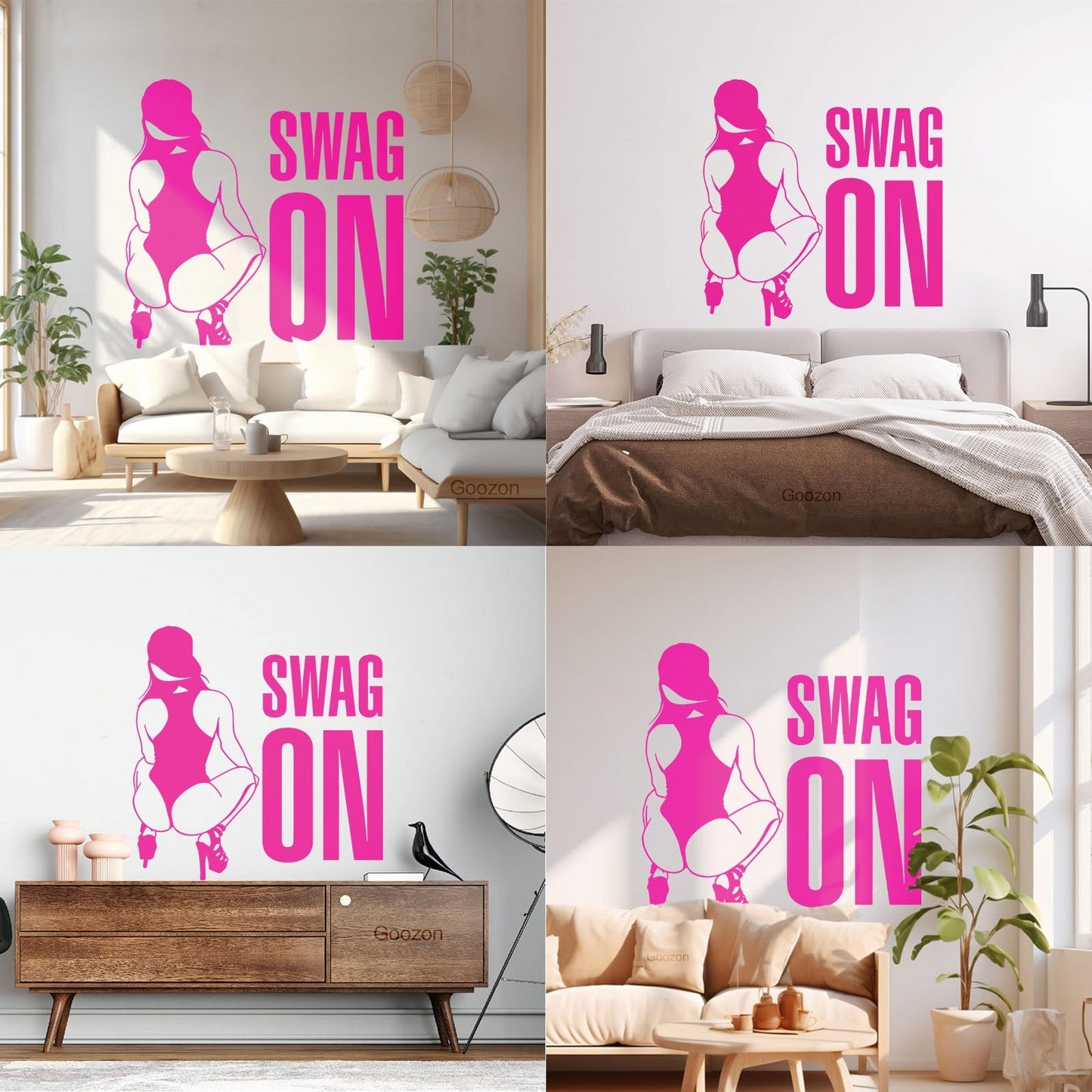 Vinyl Wall Stickers Swag On Hot Appeal Woman Personalized Customization