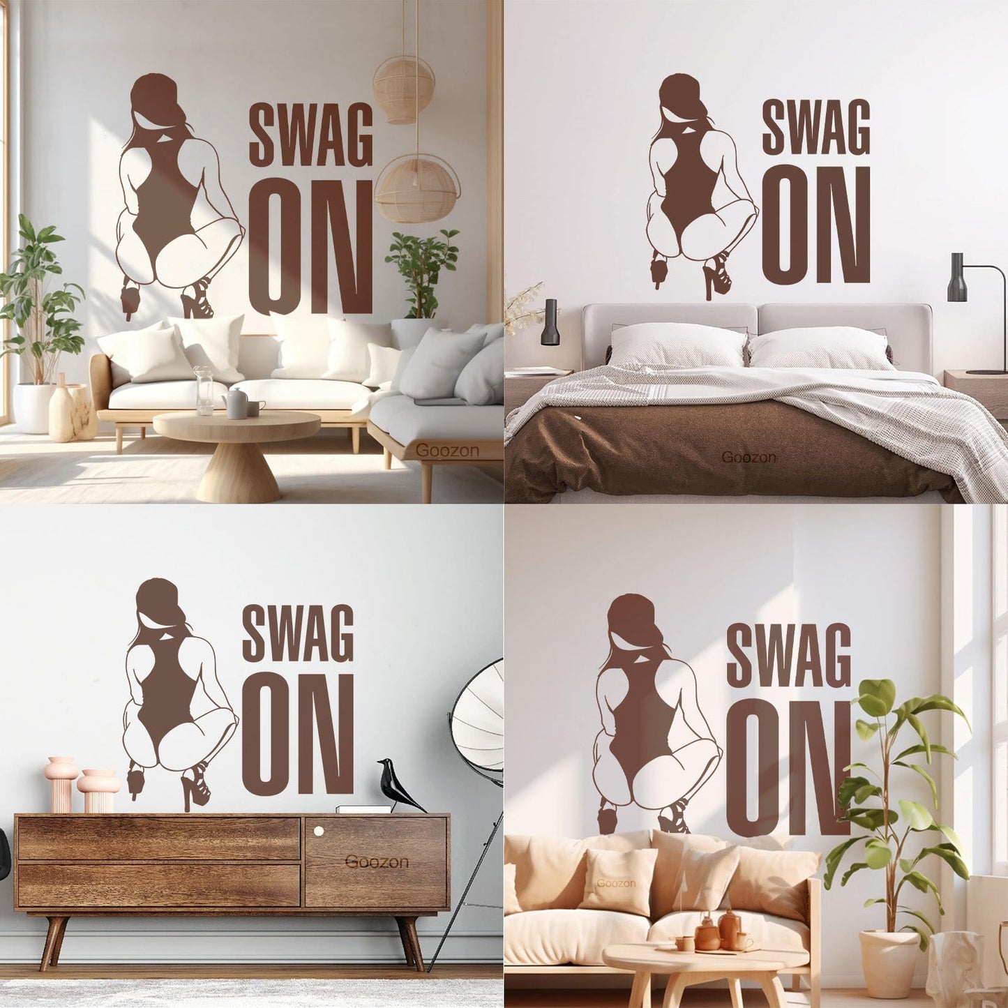Vinyl Wall Stickers Swag On Hot Appeal Woman Personalized Customization