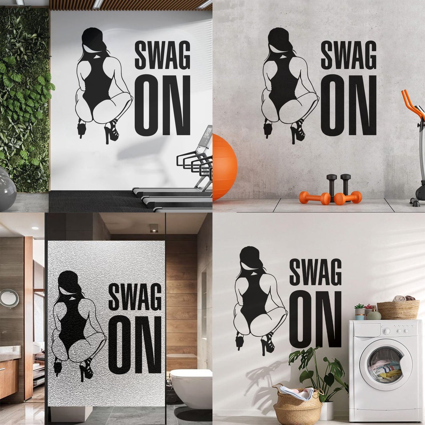 Vinyl Wall Stickers Swag On Hot Appeal Woman Personalized Customization