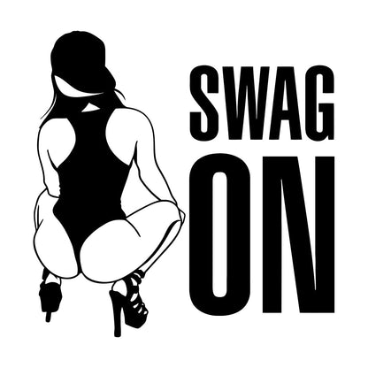 Vinyl Wall Stickers Swag On Hot Appeal Woman Personalized Customization