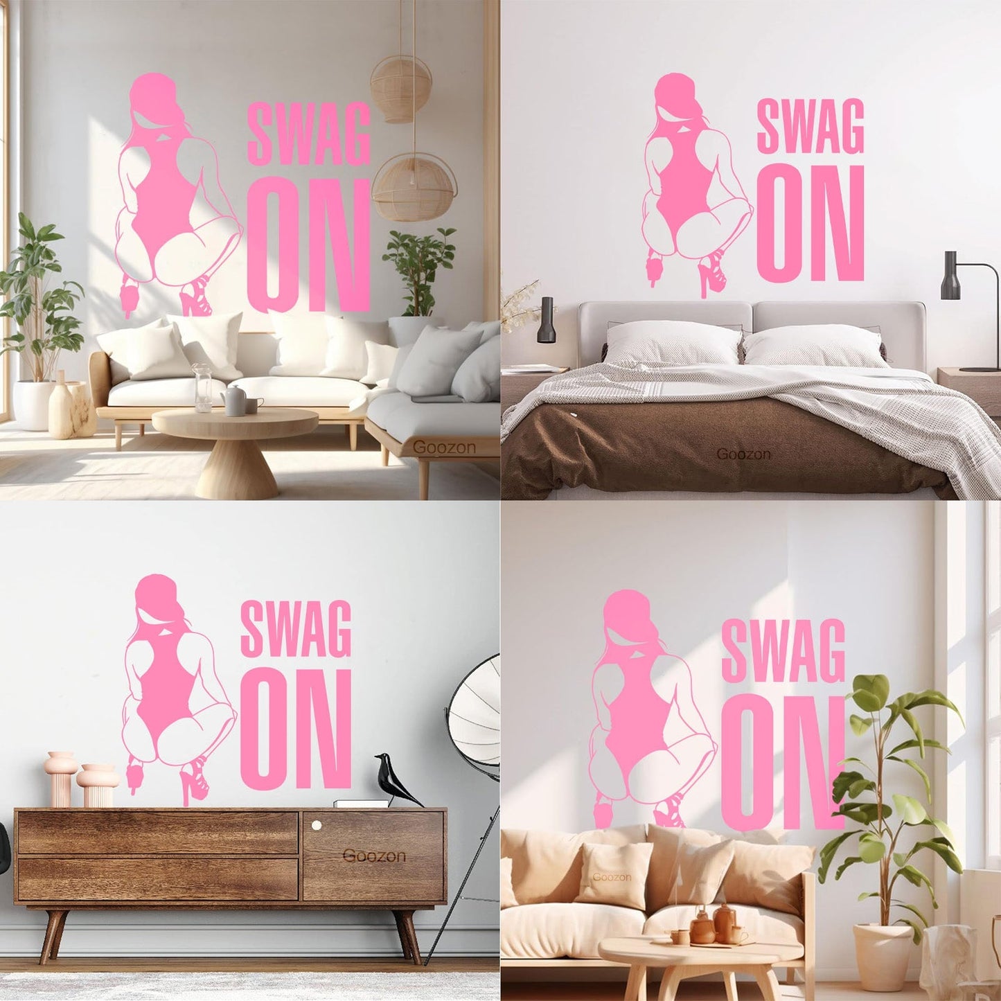 Vinyl Wall Stickers Swag On Hot Appeal Woman Personalized Customization