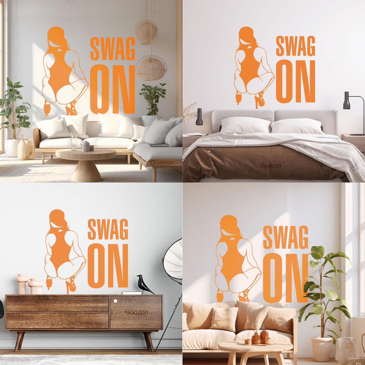 Vinyl Wall Stickers Swag On Hot Appeal Woman Personalized Customization