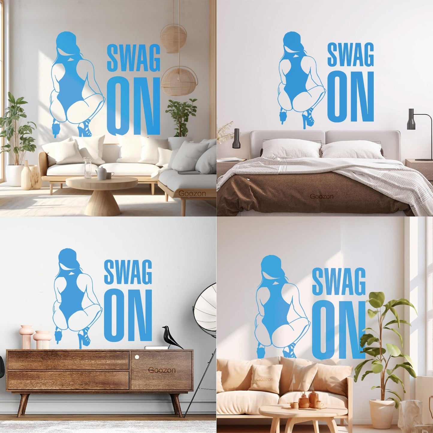 Vinyl Wall Stickers Swag On Hot Appeal Woman Personalized Customization