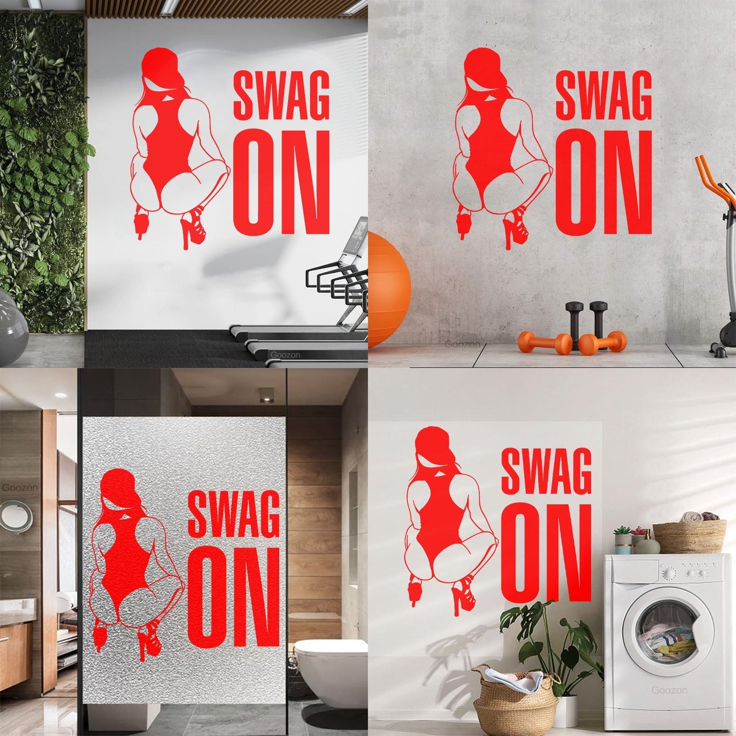 Vinyl Wall Stickers Swag On Hot Appeal Woman Personalized Customization