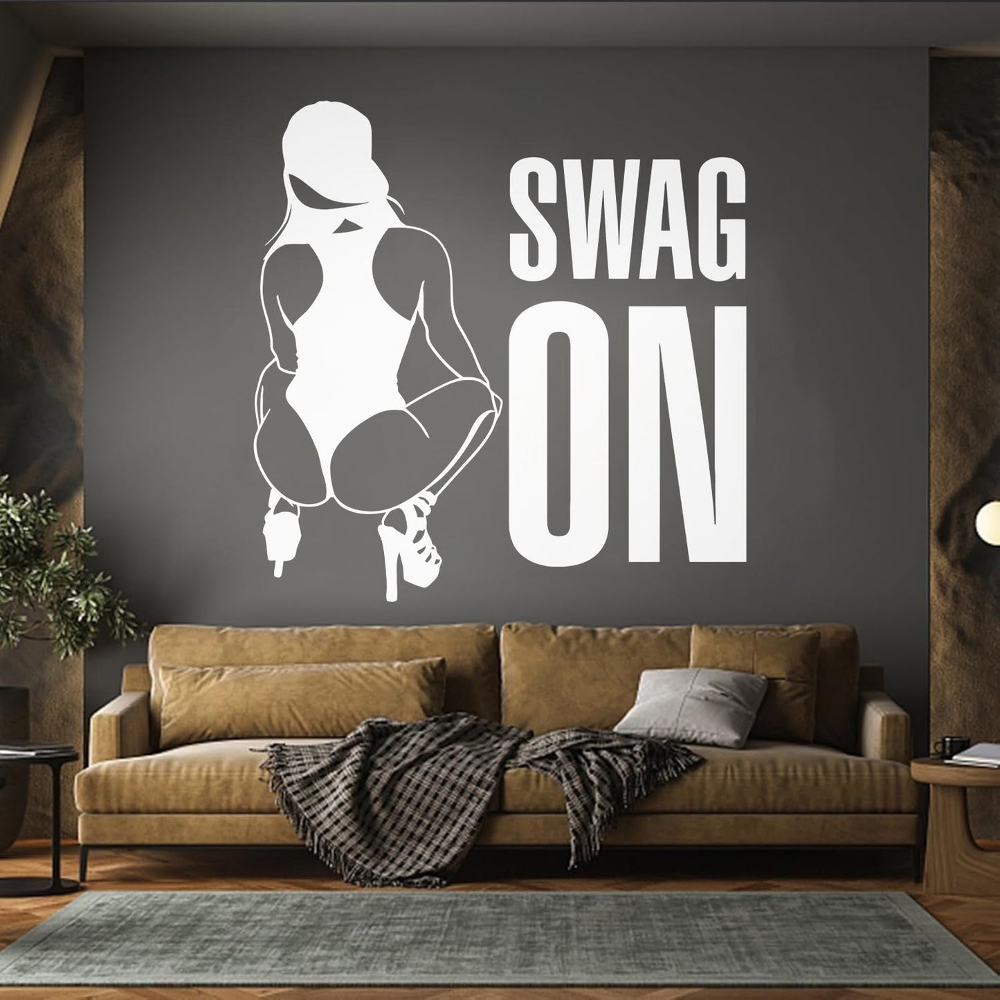 Vinyl Wall Stickers Swag On Hot Appeal Woman Personalized Customization