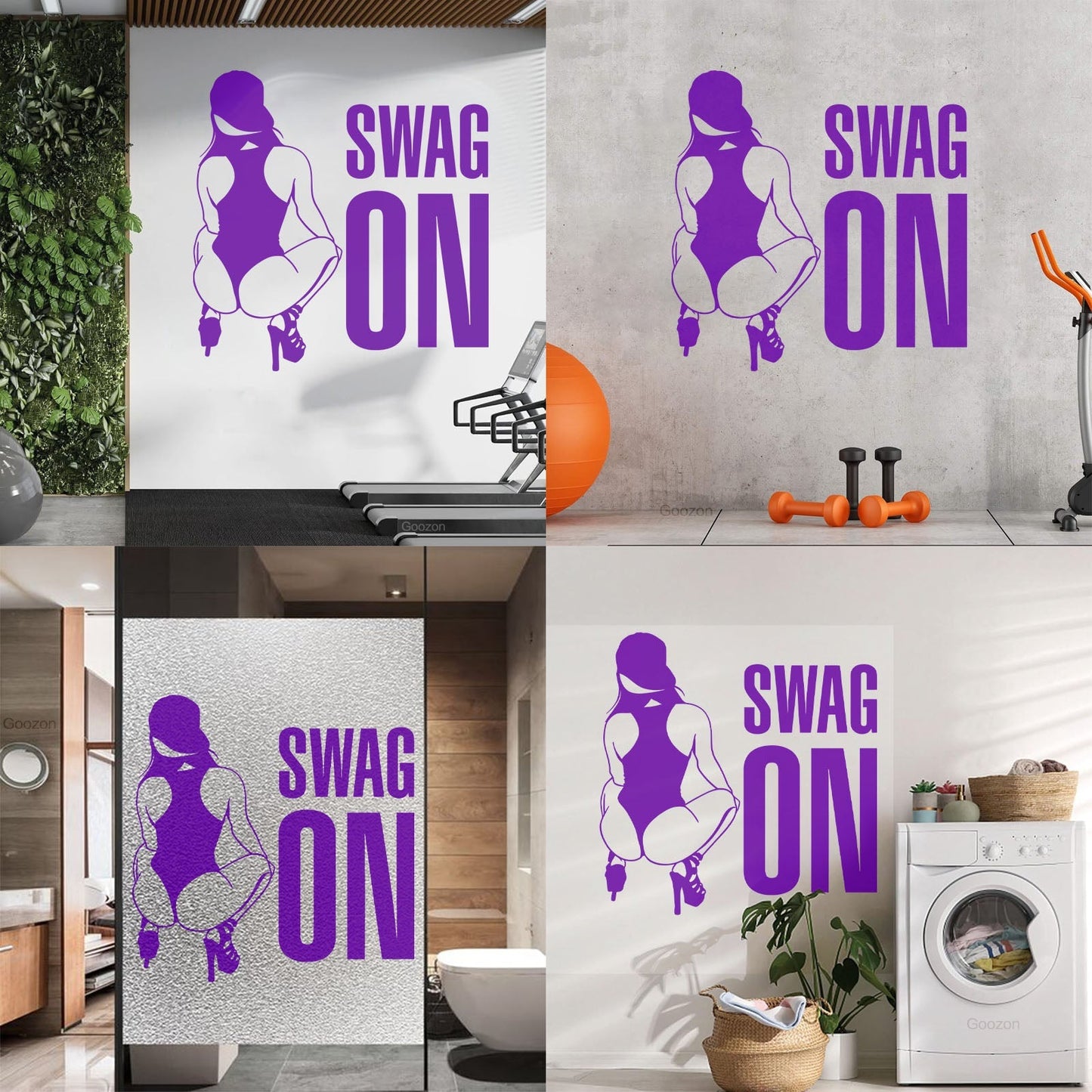 Vinyl Wall Stickers Swag On Hot Appeal Woman Personalized Customization