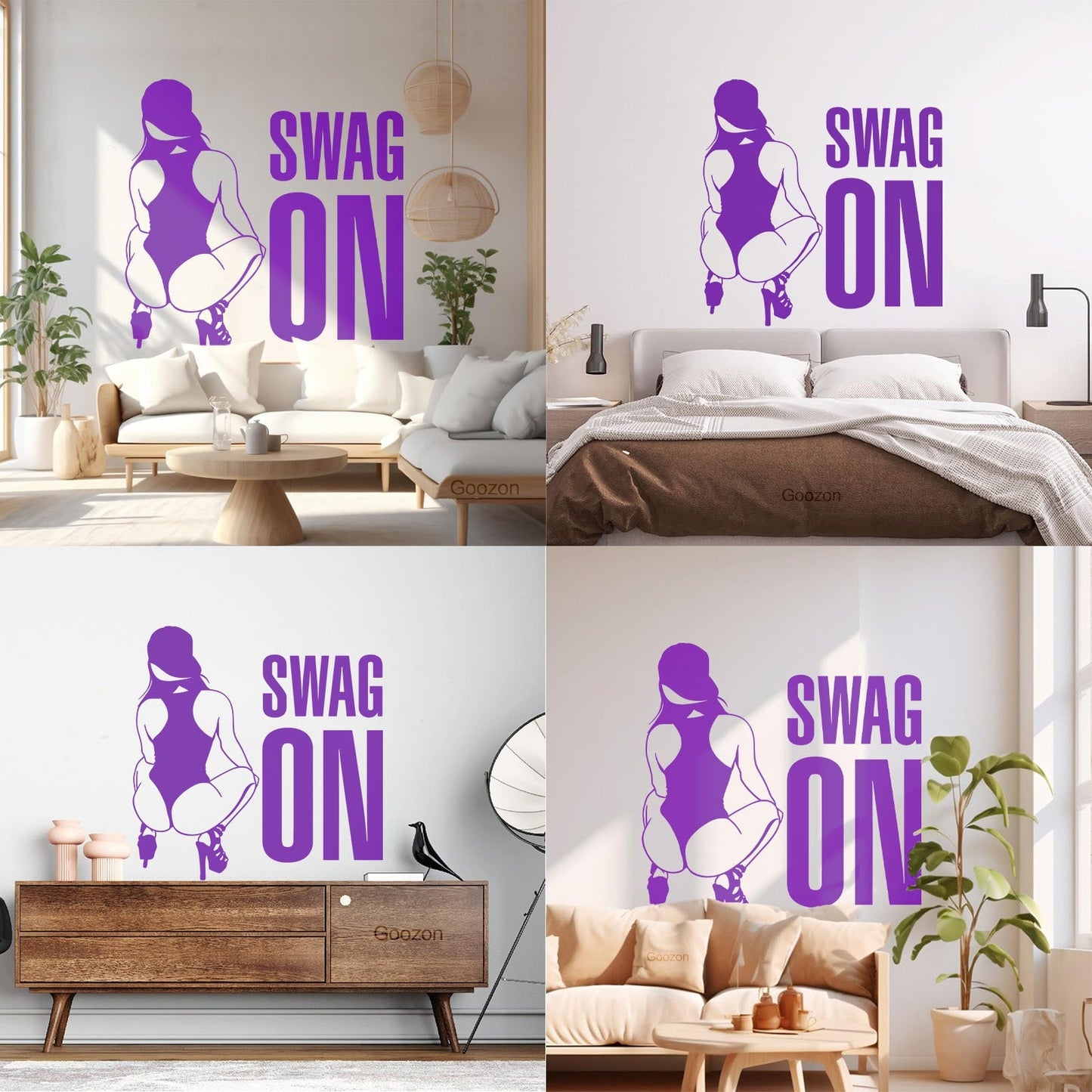 Vinyl Wall Stickers Swag On Hot Appeal Woman Personalized Customization
