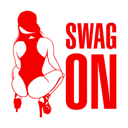 Vinyl Wall Stickers Swag On Hot Appeal Woman Personalized Customization