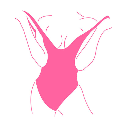 Vinyl Wall Decals Swimsuit Appeal Woman Body Model Art Decoration