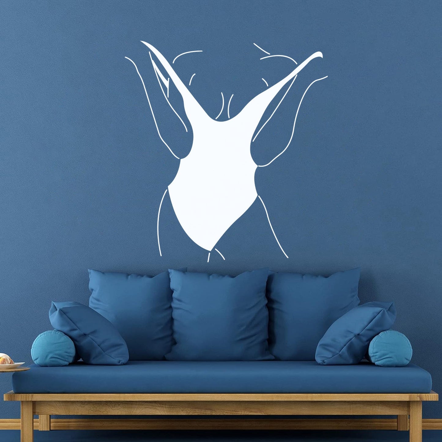 Vinyl Wall Decals Swimsuit Appeal Woman Body Model Art Decoration