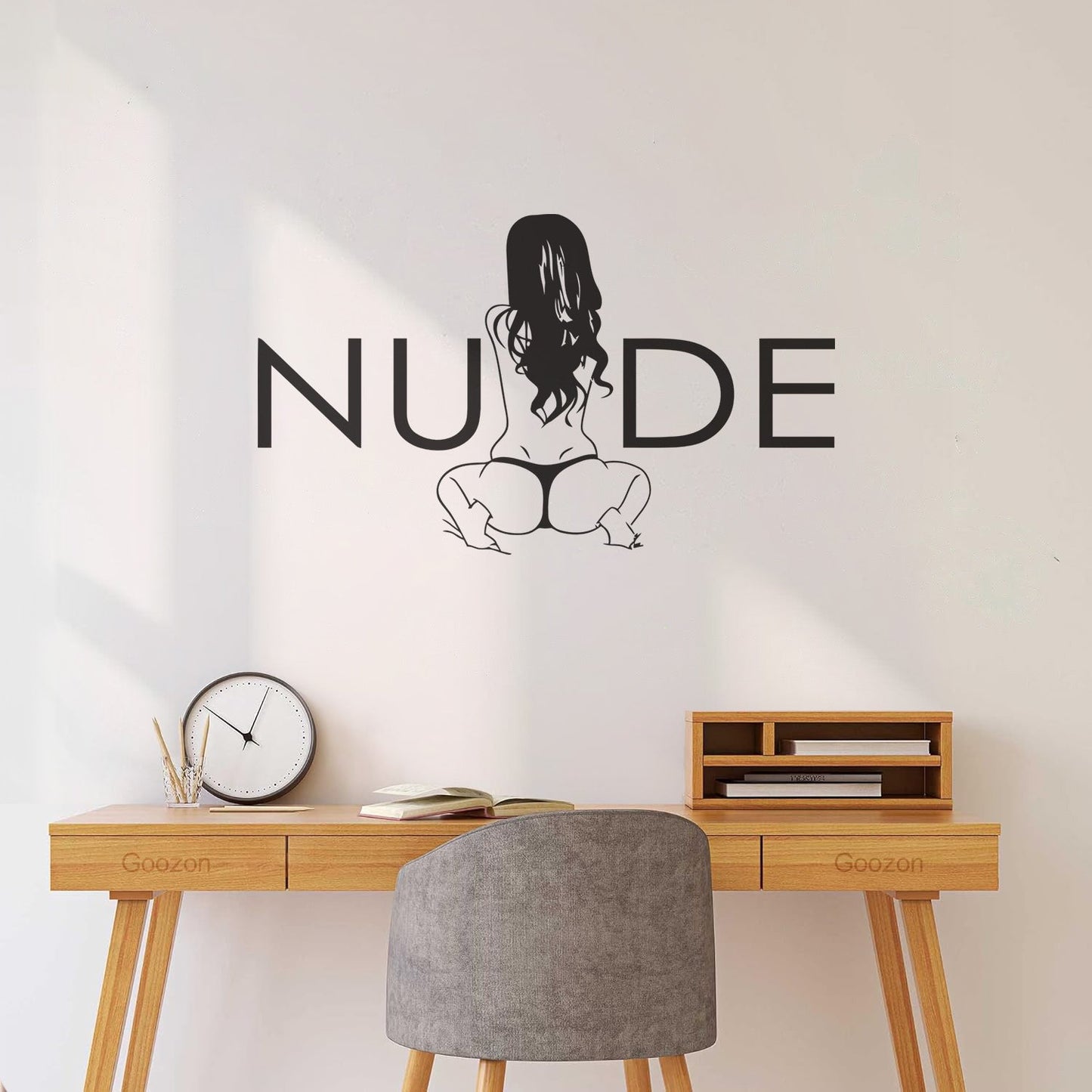 Wall Stickers Paster Paper Word Quote Appeal Girl Thong Window Decals