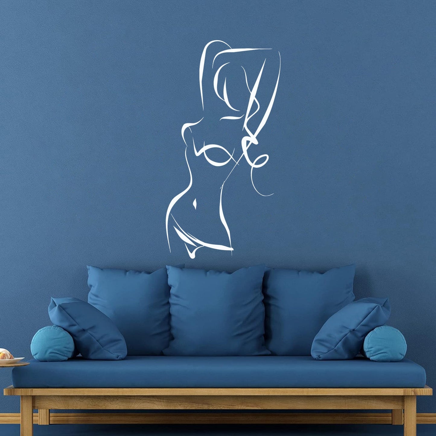 Abstract Appeal Girl Teen Bikini Fashion Lettering Decals Removable Without Leaving Glue