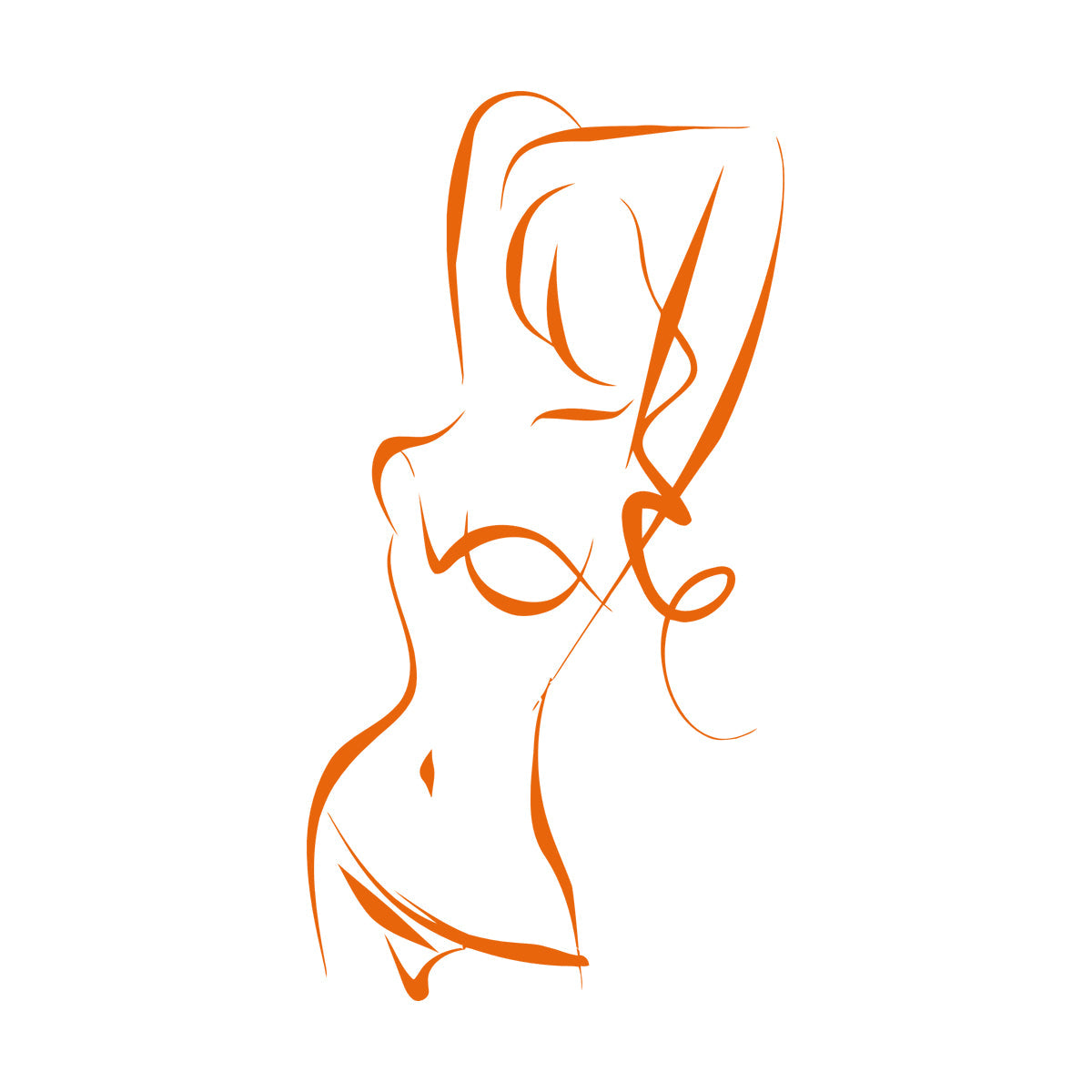 Abstract Appeal Girl Teen Bikini Fashion Lettering Decals Removable Without Leaving Glue