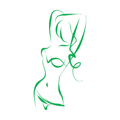 Abstract Appeal Girl Teen Bikini Fashion Lettering Decals Removable Without Leaving Glue