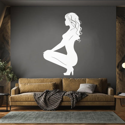 Wall Decals Paster Paper Hot Appeal Woman Striptease Multi Color Selection