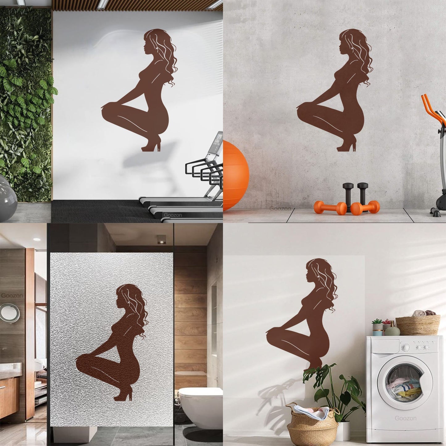 Wall Decals Paster Paper Hot Appeal Woman Striptease Multi Color Selection