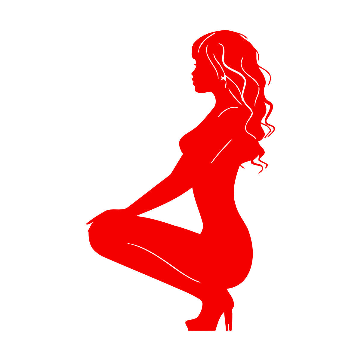 Wall Decals Paster Paper Hot Appeal Woman Striptease Multi Color Selection