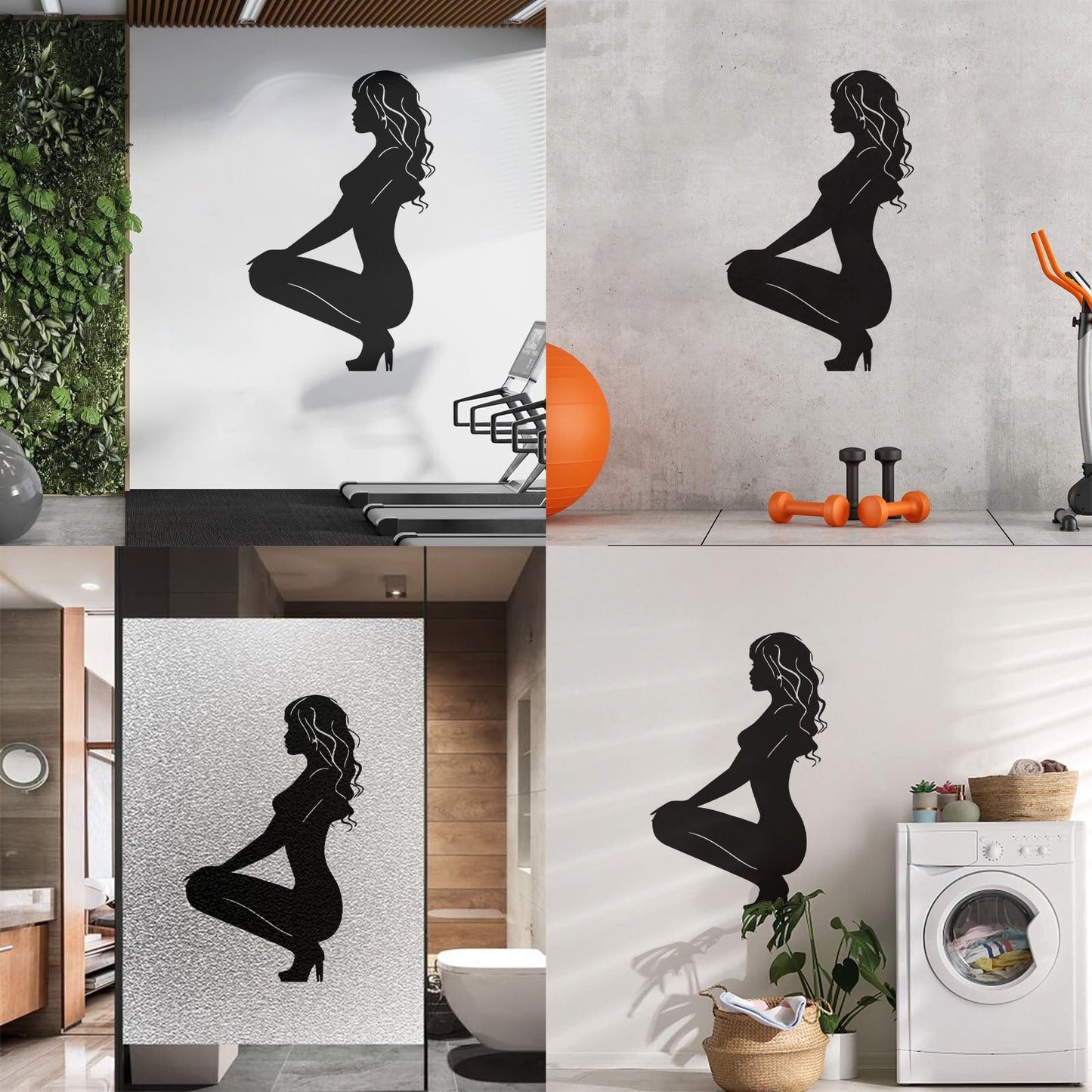 Wall Decals Paster Paper Hot Appeal Woman Striptease Multi Color Selection