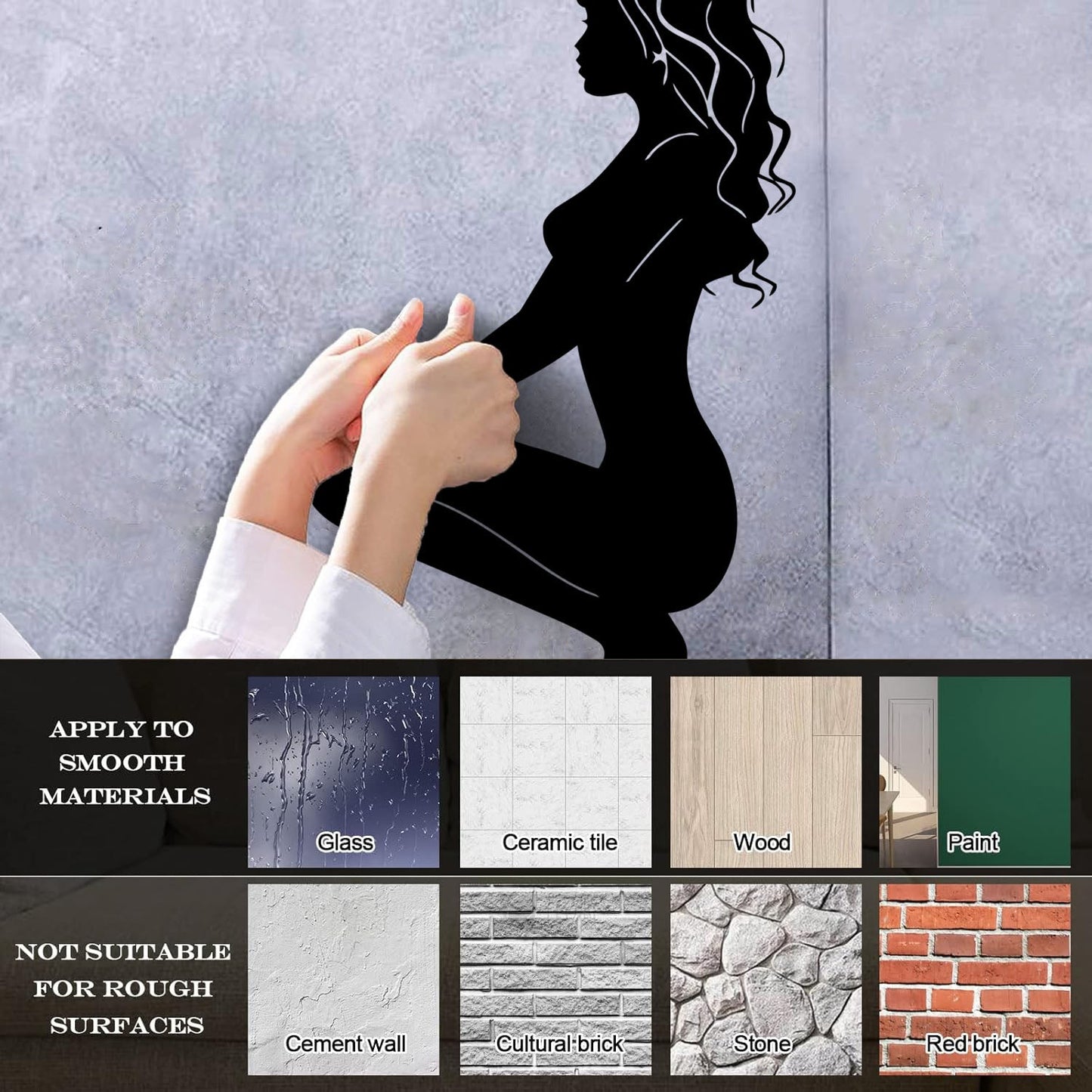 Wall Decals Paster Paper Hot Appeal Woman Striptease Multi Color Selection