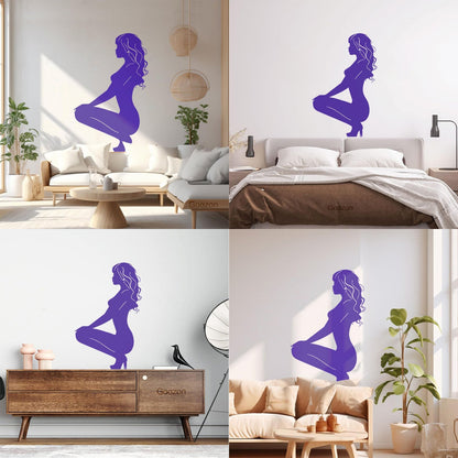 Wall Decals Paster Paper Hot Appeal Woman Striptease Multi Color Selection