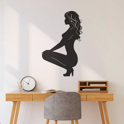 Wall Decals Paster Paper Hot Appeal Woman Striptease Multi Color Selection