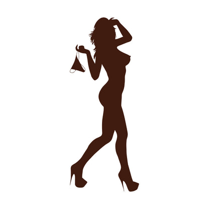 Vinyl Wall Stickers Naked Girl Streaptease Go Go Dance Equipped With Transfer Film Kit