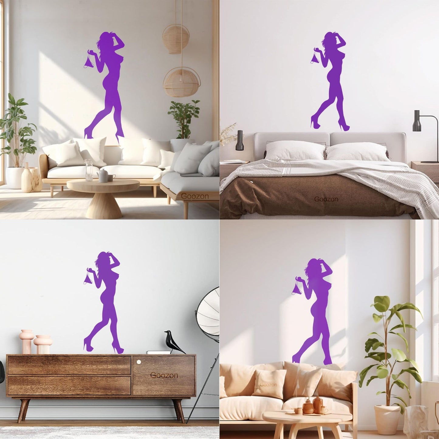 Vinyl Wall Stickers Naked Girl Streaptease Go Go Dance Equipped With Transfer Film Kit
