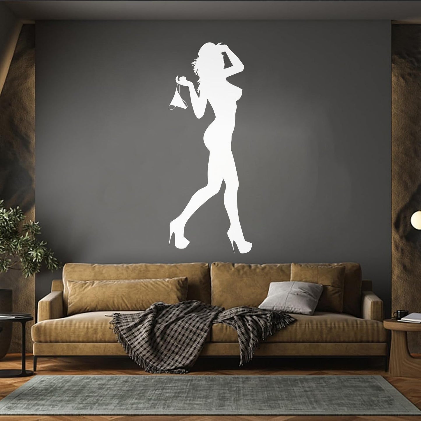 Vinyl Wall Stickers Naked Girl Streaptease Go Go Dance Equipped With Transfer Film Kit