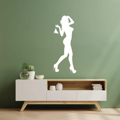 Vinyl Wall Stickers Naked Girl Streaptease Go Go Dance Equipped With Transfer Film Kit