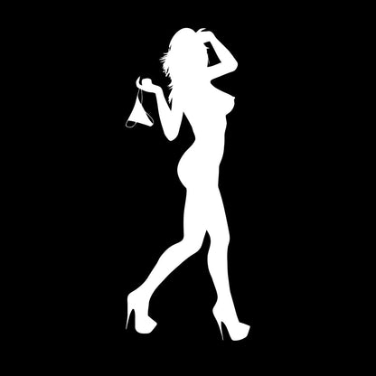 Vinyl Wall Stickers Naked Girl Streaptease Go Go Dance Equipped With Transfer Film Kit