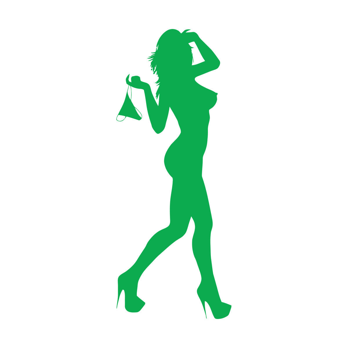 Vinyl Wall Stickers Naked Girl Streaptease Go Go Dance Equipped With Transfer Film Kit