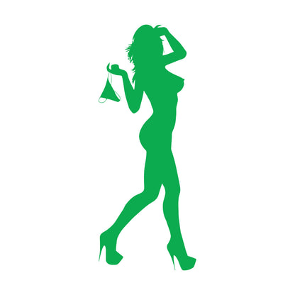 Vinyl Wall Stickers Naked Girl Streaptease Go Go Dance Equipped With Transfer Film Kit