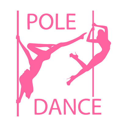 Vinyl Wall Decals Pole Dance Appeal Girls With No Clothes Passion Art Mural Painting