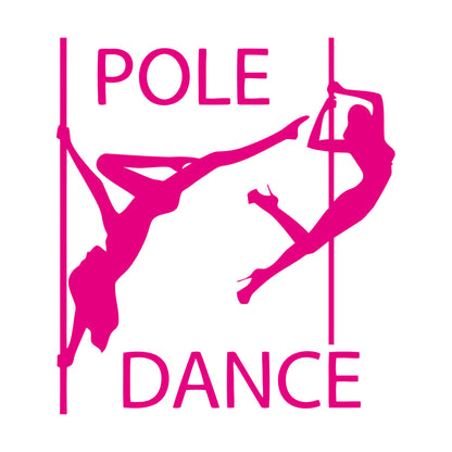 Vinyl Wall Decals Pole Dance Appeal Girls With No Clothes Passion Art Mural Painting