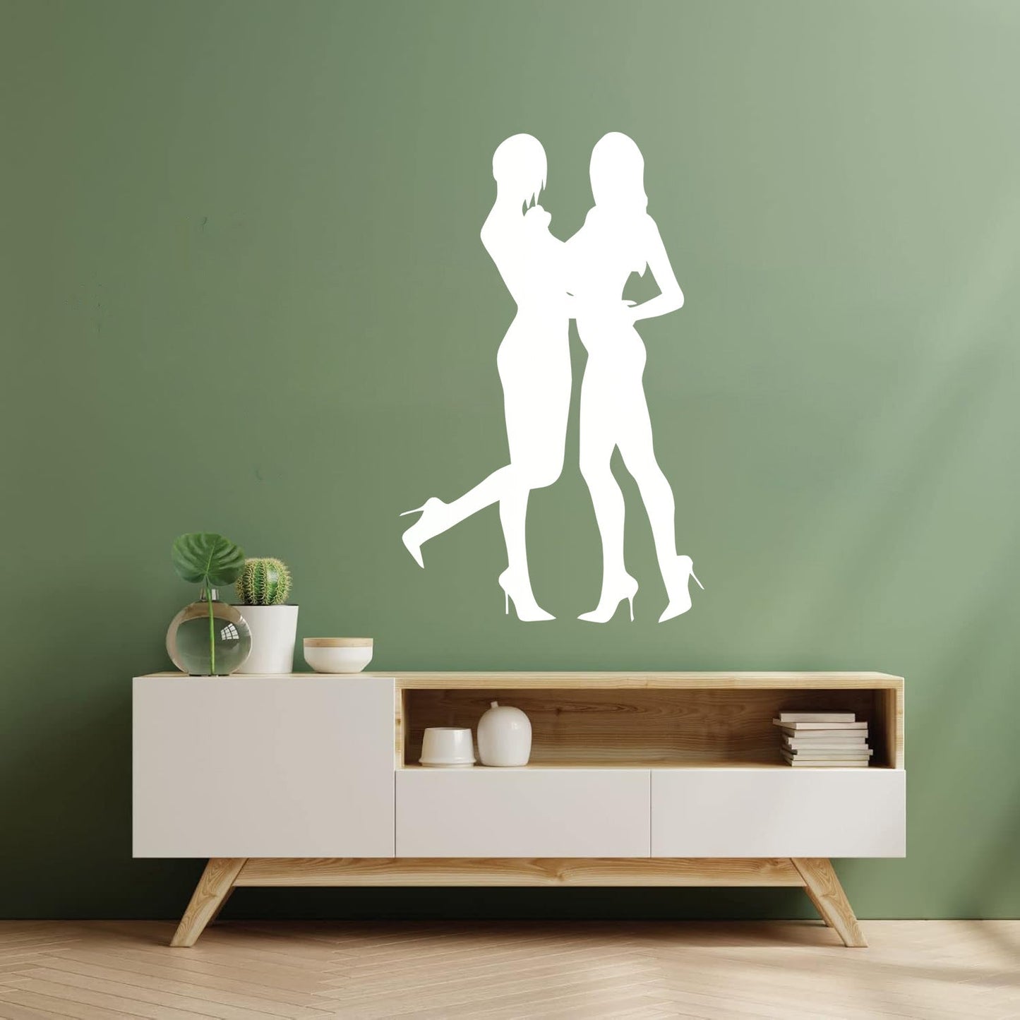 Beautiful Bikini Girls Striptease Dancer Strip Bar Fine Carving Decals Wall Beautification