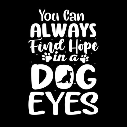 Vinyl Wall Stickers Hope Dog Eyes Motivation Lettering Self Adhesive
