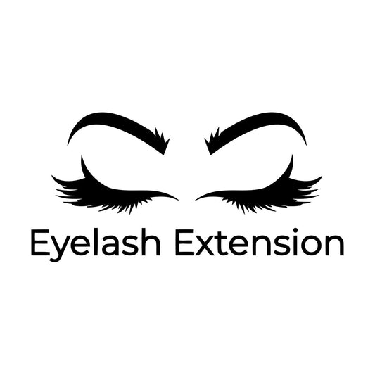 Fine Carving Stickers Beautiful Eyes Eyelash Extensions Make Up Beauty Salon Easy Installation