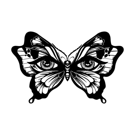 Wall Decals Paster Paper Butterfly Insect Women'S Eyes Personalized Customization