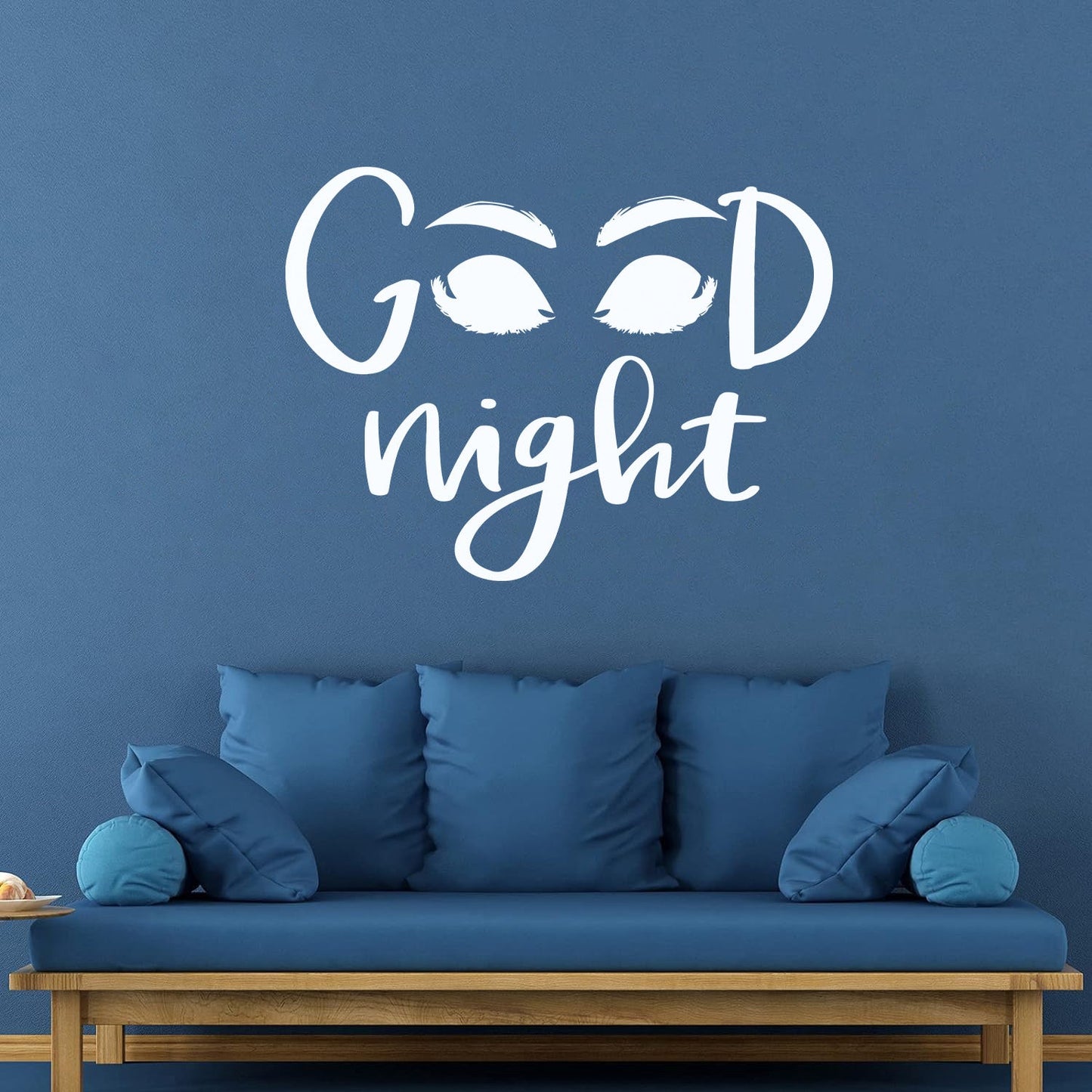 Mural And Wall Vinyl Decal Closed Eyes Good Night Quote Window Decals