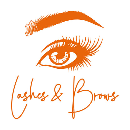 Wall Stickers Paster Paper Expressive Look Women Eyes Eyebrows Lashes Glass Stickers