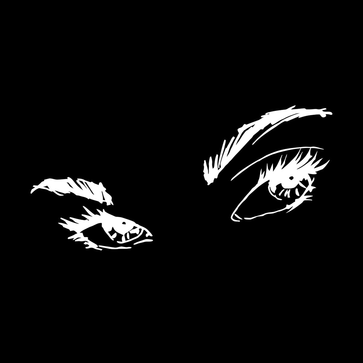 Girl'S Face Beautiful Eyes Long Eyelashes Spa Salon Wall Decals Pvc Easy Installation