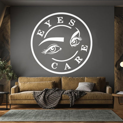 Vinyl Wall Stickers Healthy Eyes Care Ophthalmology Optics Store Waterproof
