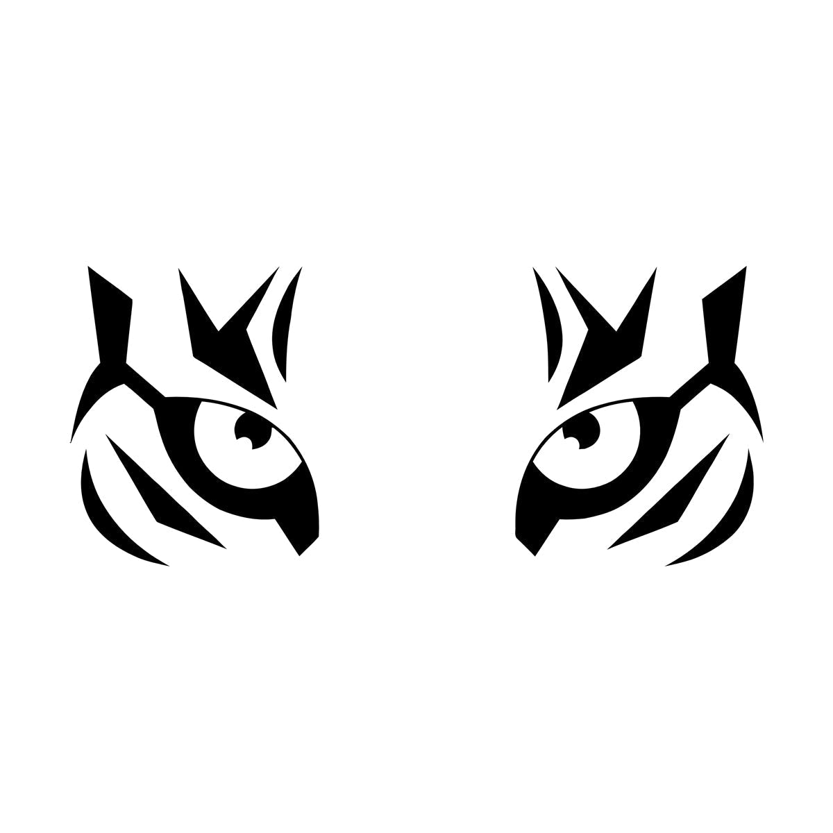 Mural And Wall Vinyl Decal Tiger Eyes African Predator Big Cat It Won'T Fall Off